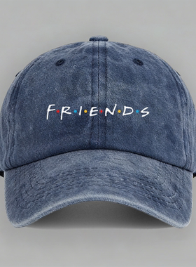 FRIENDS老友记六人行英文纯棉棒球帽子水洗软顶个性定制鸭舌防晒