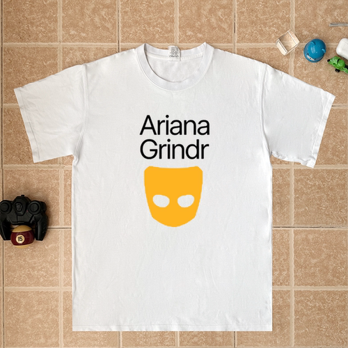 ARIANA GRINDR A妹爱莉安娜格兰德Grande趣味周边纯棉短袖t恤