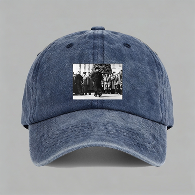日内瓦会议风衣老照片纪念周总理恩来怀旧男女棒球帽鸭舌帽子
