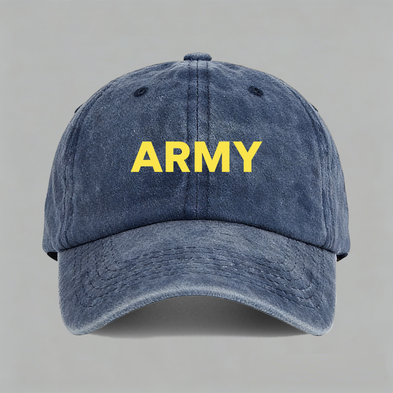 ARMY陆军军队英文印字欧美棒球帽鸭舌帽子