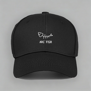 始祖鱼钓鱼佬户外送礼物有趣味情侣棉棒球帽子水洗软顶鸭舌帽防晒