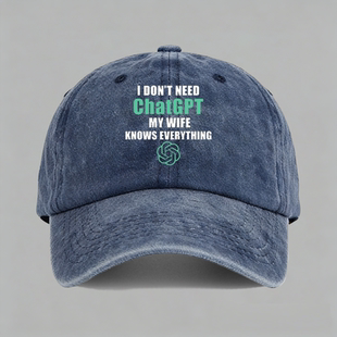 KNOWS NEED WIFE EVERYTHING夫妻趣味棒球帽鸭舌帽子 DON