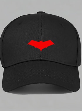Red Hood红帽火魔红头罩罗宾Batman蝙蝠侠logo棒球帽子水洗鸭舌帽