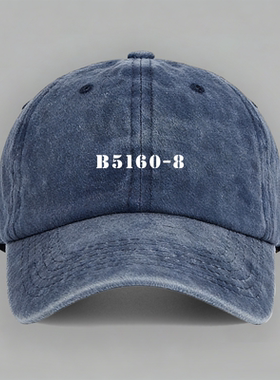 B5160-8汉尼拔编号字母沉默的羔羊棉棒球帽子软顶定制鸭舌帽防晒