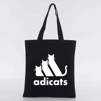 adicats阿迪达猫小众设计感创意百搭潮流帆布包