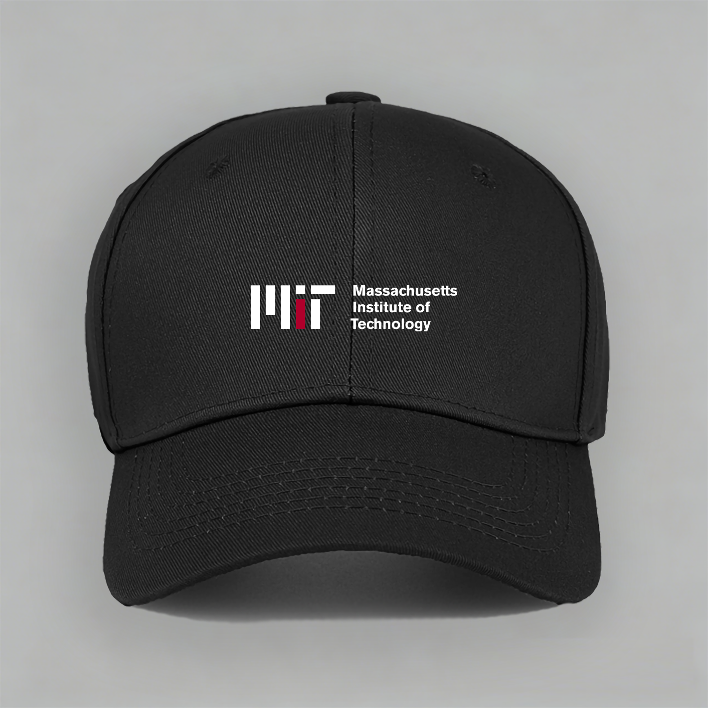 MIT麻省理工美国大学校徽纪念休闲纯棉水洗软顶棒球鸭舌帽子男女