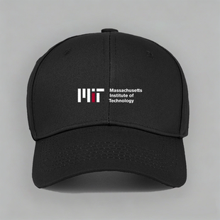 MIT麻省理工美国大学校徽纪念休闲纯棉水洗软顶棒球鸭舌帽子男女