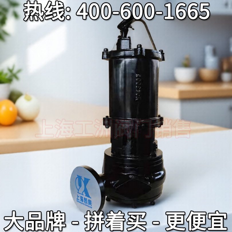 上海凯泉水泵WQS系列切碎式潜水排污泵 凯泉泵业集团水泵