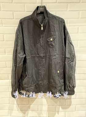 欧洲站2026春季新PH23时尚百搭立领拉链宽松休闲短款外套女68299