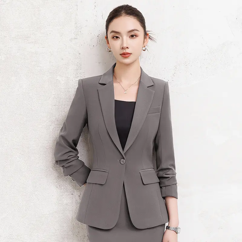 职业西装套装女2025春秋冬新款职场商务正装西服大堂经理工作服女