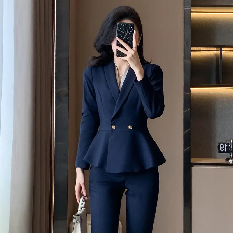 2025春秋季新西装外套女时尚OL气质职业装正装休闲西服套裤工作服