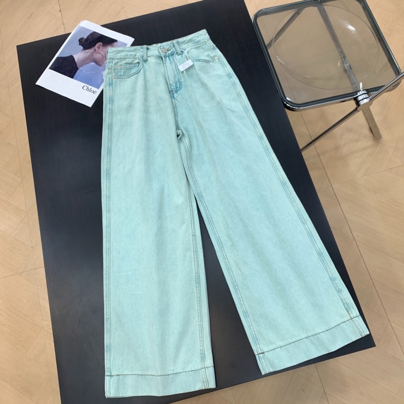 韩版复古牛仔裤2025新款宽松显瘦百搭休闲长裤女 D#29