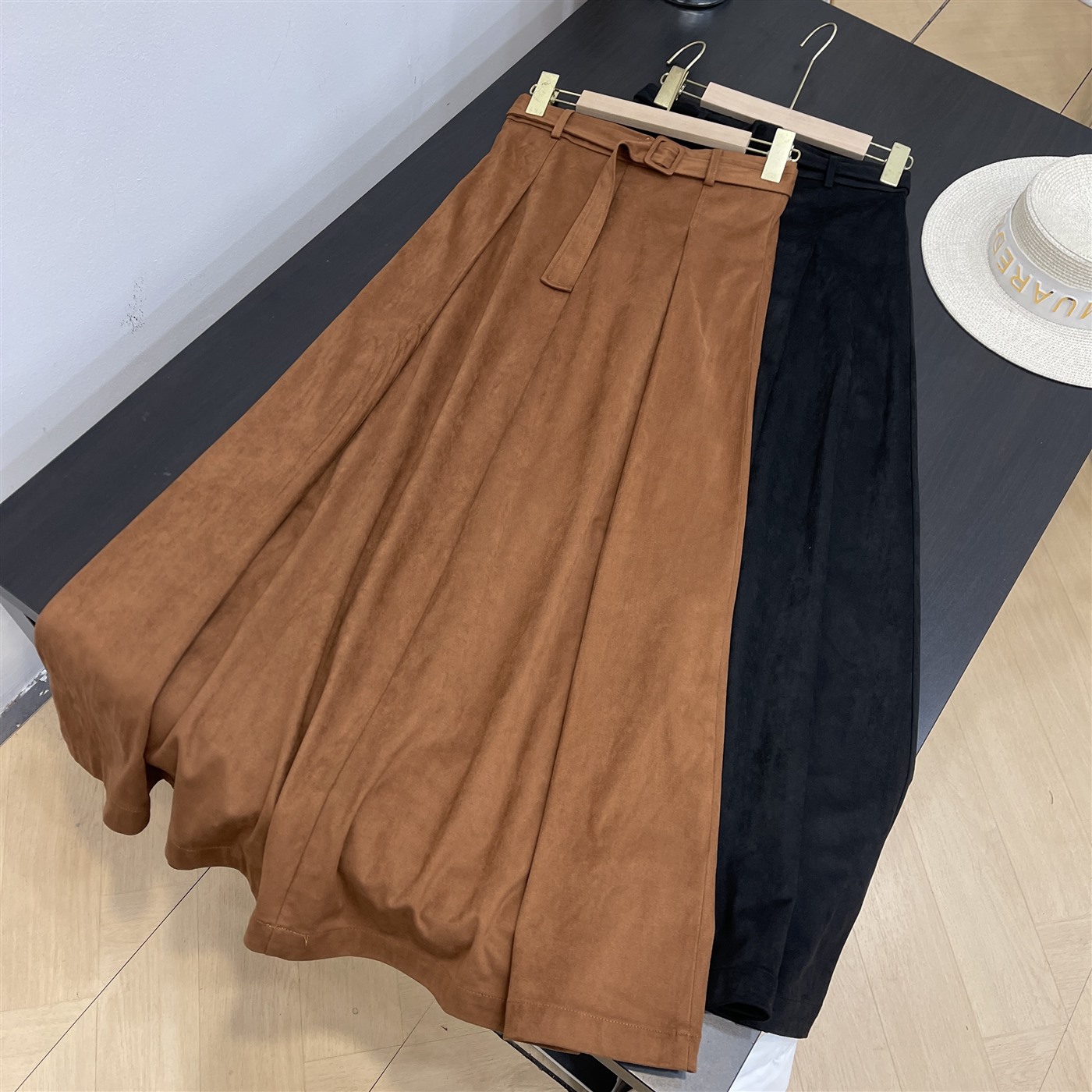 半身裙时尚新款百搭休闲直筒高腰A字复古休闲女 K#21