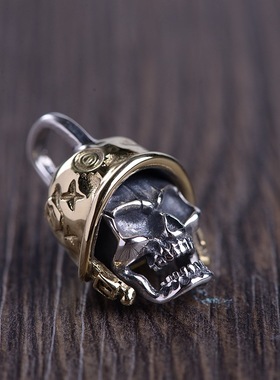 古银铺纯银复古工艺吊坠男款老鹰