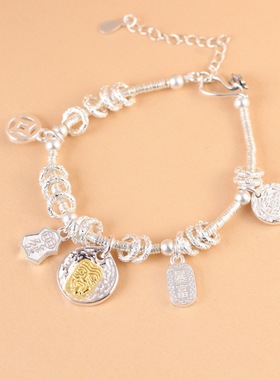 纯银扎基拉姆小众设计女款银手链