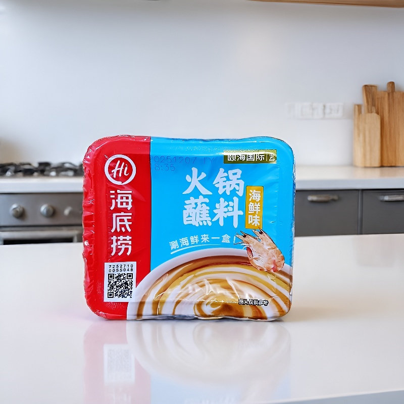 海底捞火锅蘸料海鲜味100克盒装韩式烤肉蘸酱四川火锅蘸料批发