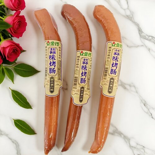 金锣蒜味烤肠300g下酒菜熏烤肉肠熟食烤肠零食真空包装开袋即食