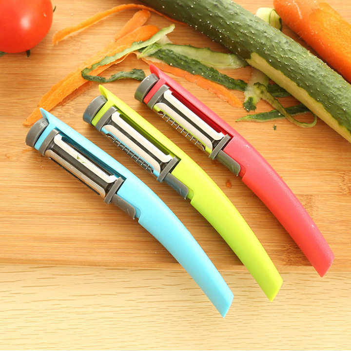 multi-function Triple rotate kitchen Plane iron Peeler Fruits and vegetables Grater Paring knifein the Kitchen/Cooking utensils , Kitchen Gadgets/Kitchen storage , Multifunctional shredder  category - from Buy2taobao.com to provide professional Taobao agent buy service