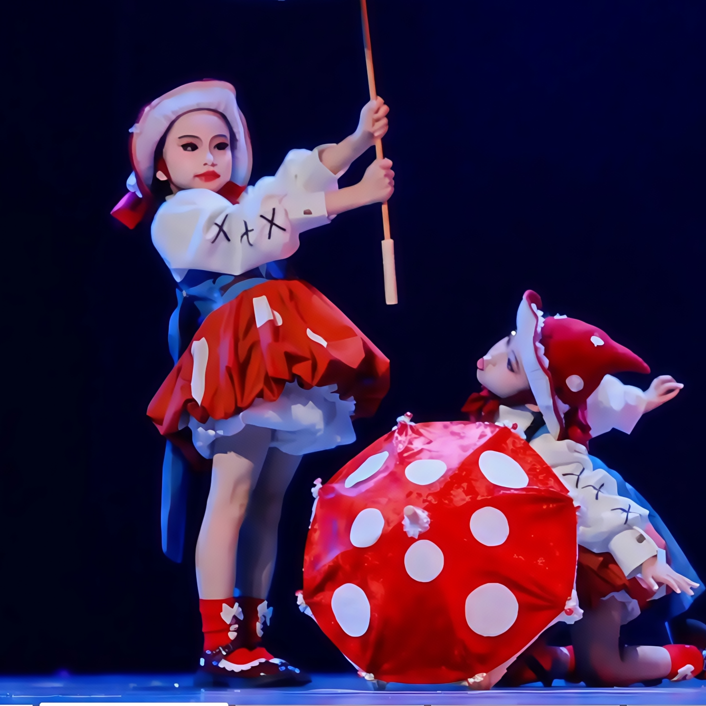 蘑菇儿童绿野仙踪小红帽lolita