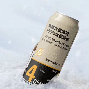 郑利园大麦啤酒精酿大麦啤酒整箱500ml*12罐装小麦啤酒