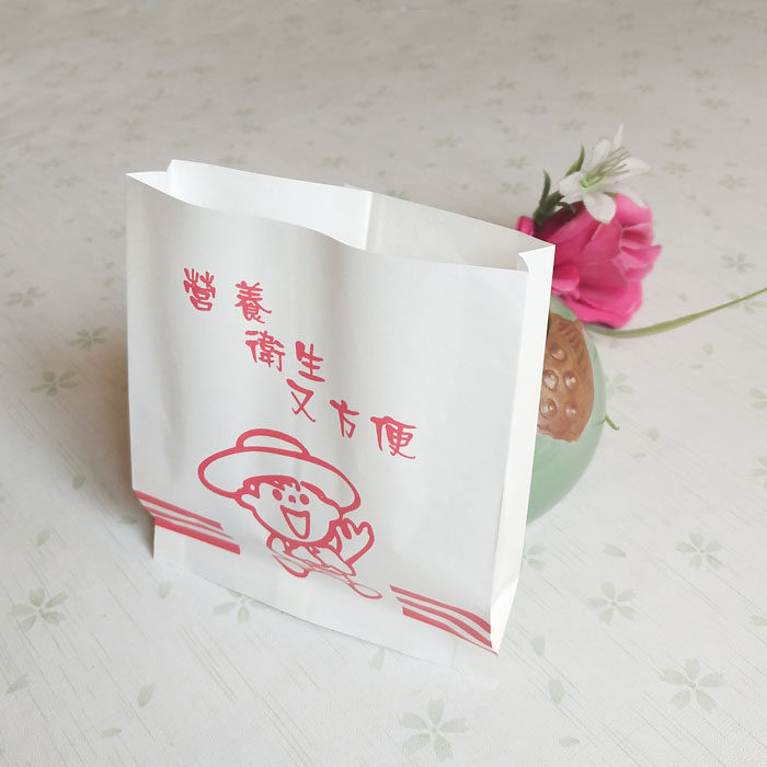薯条袋防油纸袋汉堡手抓饼肉夹馍图片