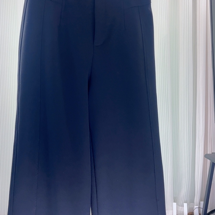 万之冠2025秋冬853B6518直筒长裤女裤中高腰显瘦专柜正品通勤百搭