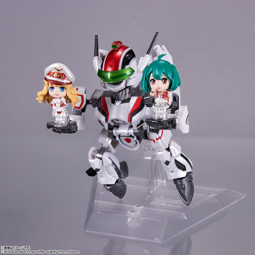 有货 万代 TNT TINY MISSION 超时空要塞 VF-25F 早乙女机 金属色