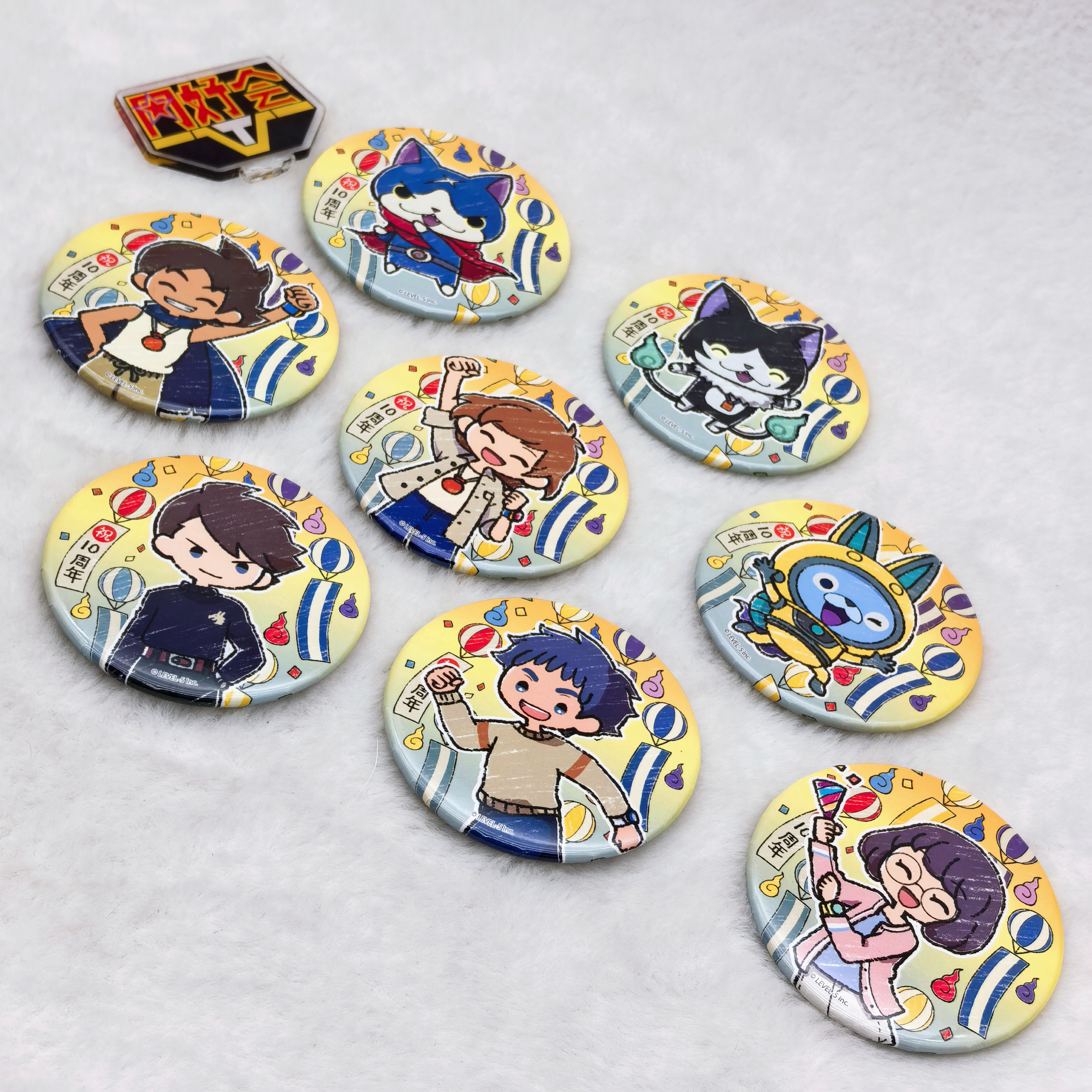 A3妖怪手表徽章吧唧第二弹周边