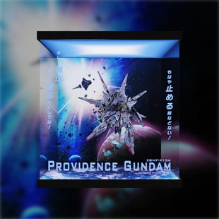 有货 METALBUILD MG 神意高达 天帝高达 专用模型展示盒
