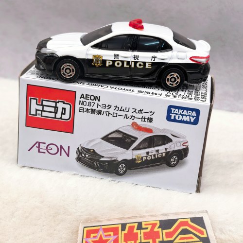 有货 多美卡 AEON 永旺限定 No.87 丰田凯美瑞 日本警视厅巡逻车