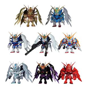 有货 万代 QMSV MINI 飞翼零式高达 EW 掉毛 天使 盲盒 摆件