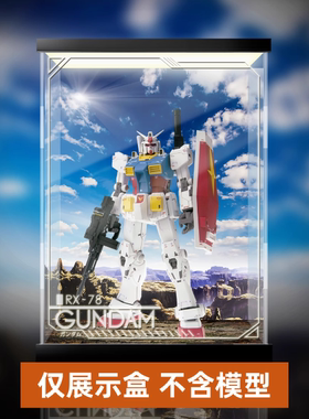 有货 万代 PG 1/60 RX-78-02 元祖高达40周年 专用展示盒