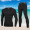 Regular Black Elite two-piece set with sun protection, quick drying, and breathability