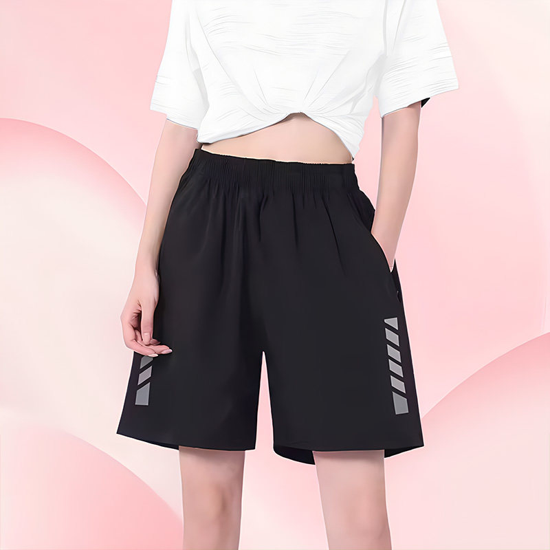 运动短裤女夏季速干休闲五分裤图片