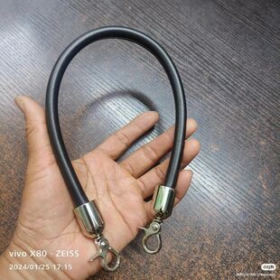 CDG口金色改造 提手头层牛皮提手 加装