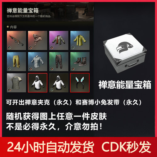 PUBG禅意能量宝箱CDK兑换码