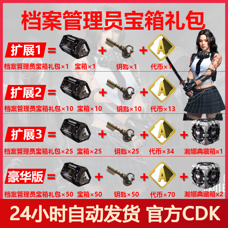 PUBG档案管理员宝箱瀚娜典藏箱
