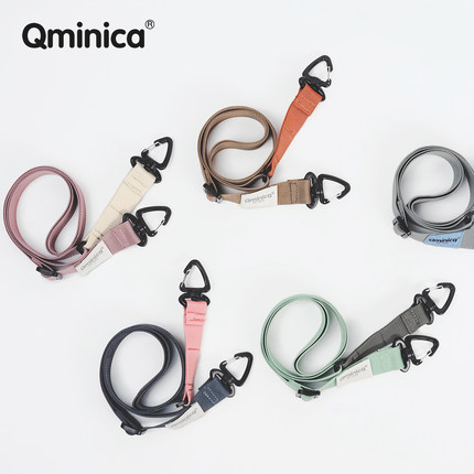 Qminica肩带痛包挂绳单肩斜挎替换背带可调节水壶肩带包配件
