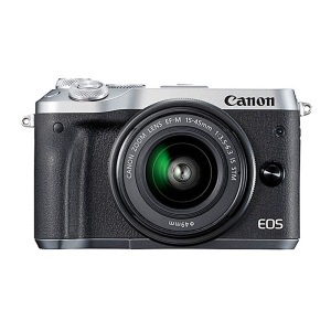 新品上市鹿晗 佳能微单EOS M6 15-45 微单反数码相机 高清自拍