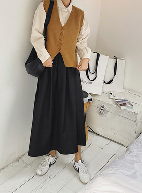 针织马甲背心新款女士马夹