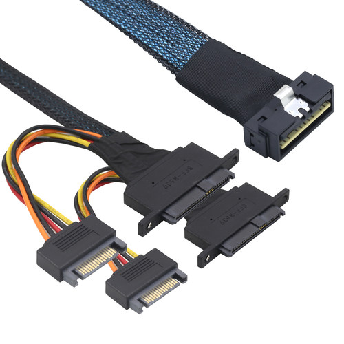 LPSlimSAS8x转2口U.2SFF-8639