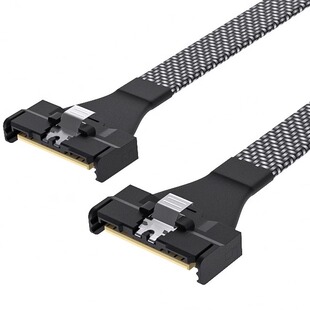 MCIO 8i PCIE5.0高速线MCIO 8X转MCIO 8X公对公24Gbps连接线 50cm