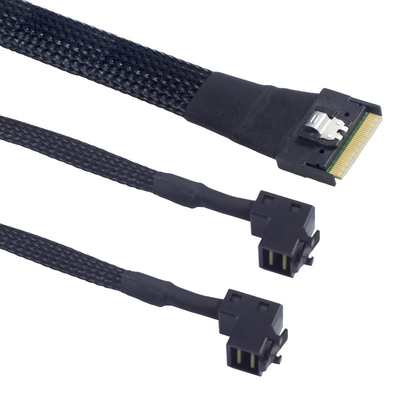 SFF-8654转SFF-8643转接线