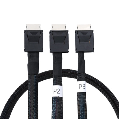 SFF-86114I转2个SFF8611连接线