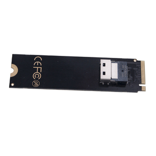 NVMe M.2硬盘接口转 Slimline SAS SFF-8654 4i接口转接板卡
