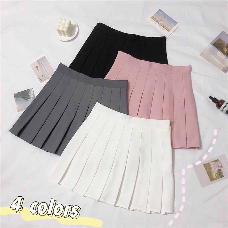 Real price new Korean anti light A-line skirt