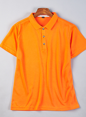 33高端品质纯色翻领短袖T恤男女79182春夏吸汗透气速干运动POLO衫