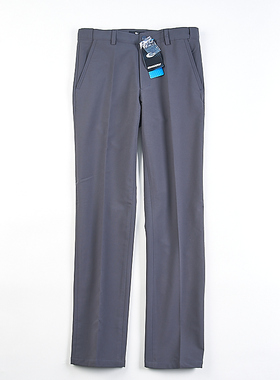 出口韩国纯色大码休闲长裤男女2.11H81624春秋夏中腰直筒通勤西裤