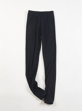 精品日单松紧腰弹力打底裤女H84521秋冬黑色修身显瘦柔软亲肤长裤