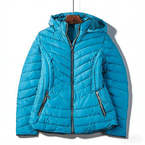 冬季修身轻便保暖加绒棉衣外套